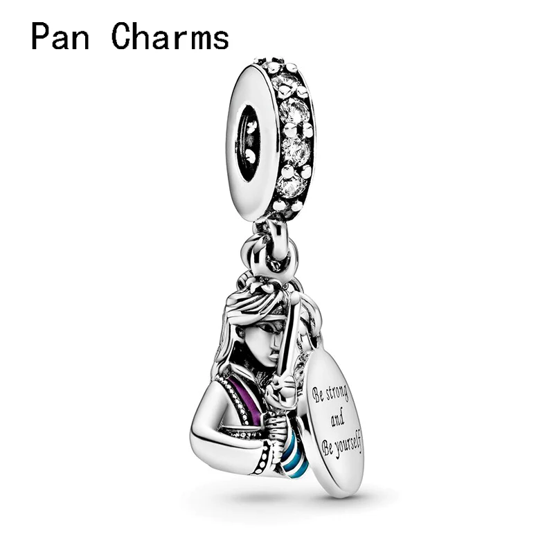 

Wholesale 30% Silver Half Princess Half Warrior Strong Dangle Charm Beads Fit Original Bracelet For Jewelry Making DIY