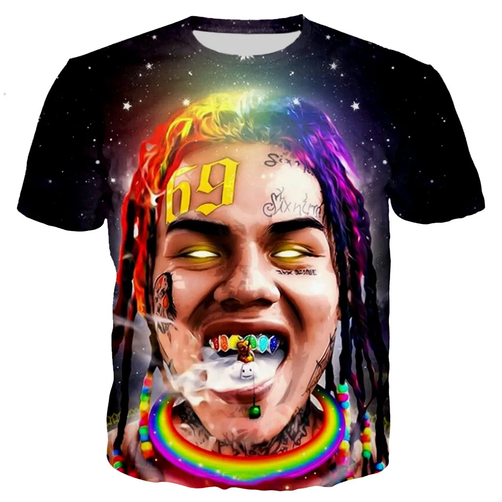 

2021Summer Casual Young Men and Women 3D Printed T-shirts Street Fitness Clothing Interesting Tops Plus Size Loose Sweatshirts