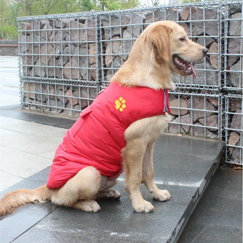 

Reversible New Vest Winter Warm Clothes for pets Soft Jacket Clothings for Dog Winter Warm Clothes