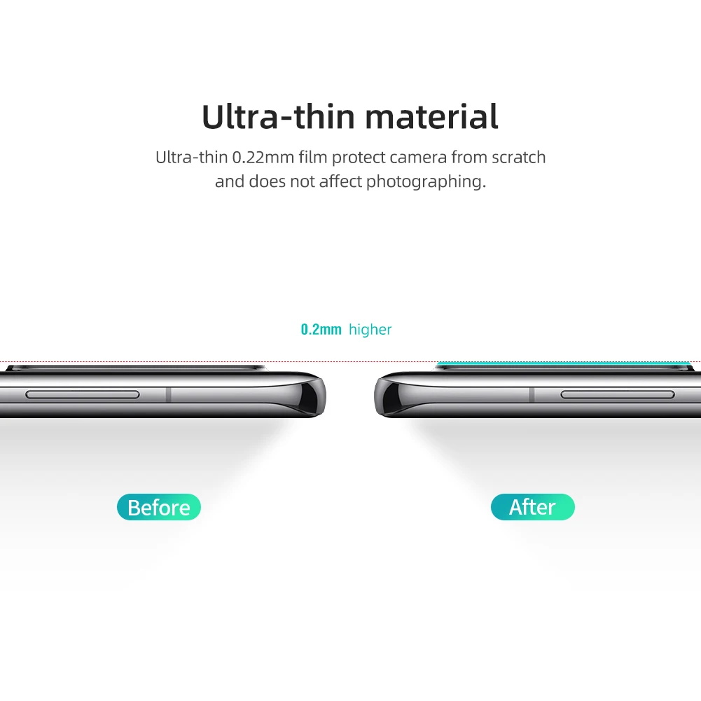 

2 Pcs/Lot Camera Protective Film For Huawei P40 /P40 Pro NILLKIN AR Ultra-thin HD clear Lens Protector
