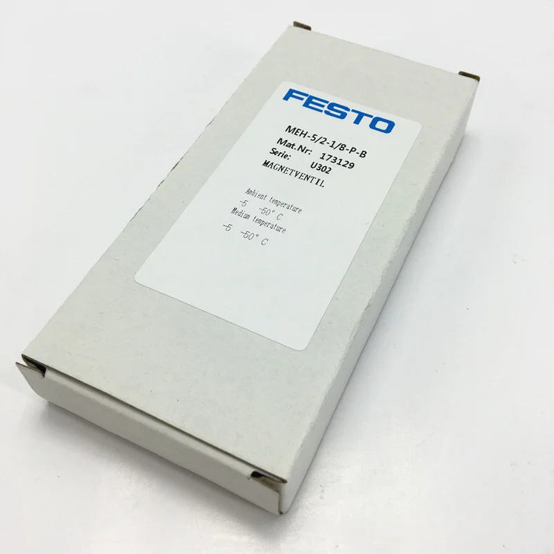 MEH-5/2-1/8-P-B 173129 DC24V AD220V электромагнитный клапан festo мех серии