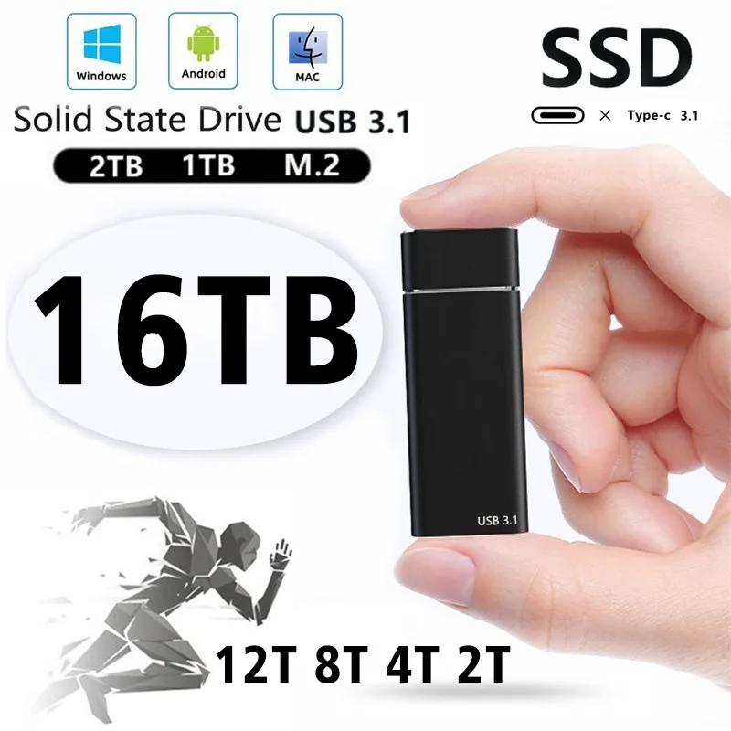 M.2 SSD мобильный твердотельный накопитель 2 16 ТБ устройство хранения Жесткий диск