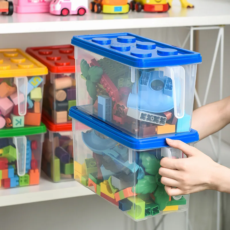 

LEGO Toy Storage Box Children's Assembled Building Blocks Large Capacity Sorting Box Snack Storage Box Storage Box Storages Tool