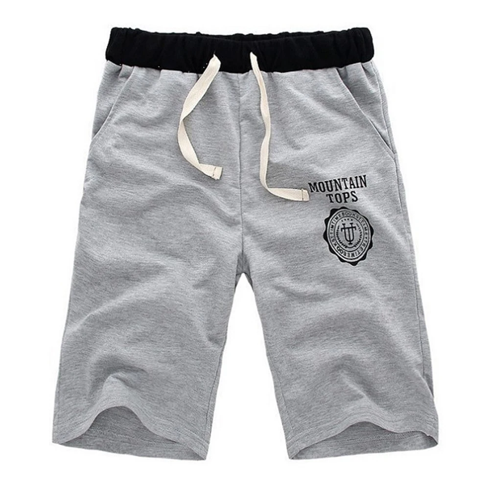 Шорты мужские с эластичным поясом модные штаны для дома и пляжа карманами