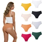 Трусы женские бесшовные, с низкой талией, 3 шт.комплект