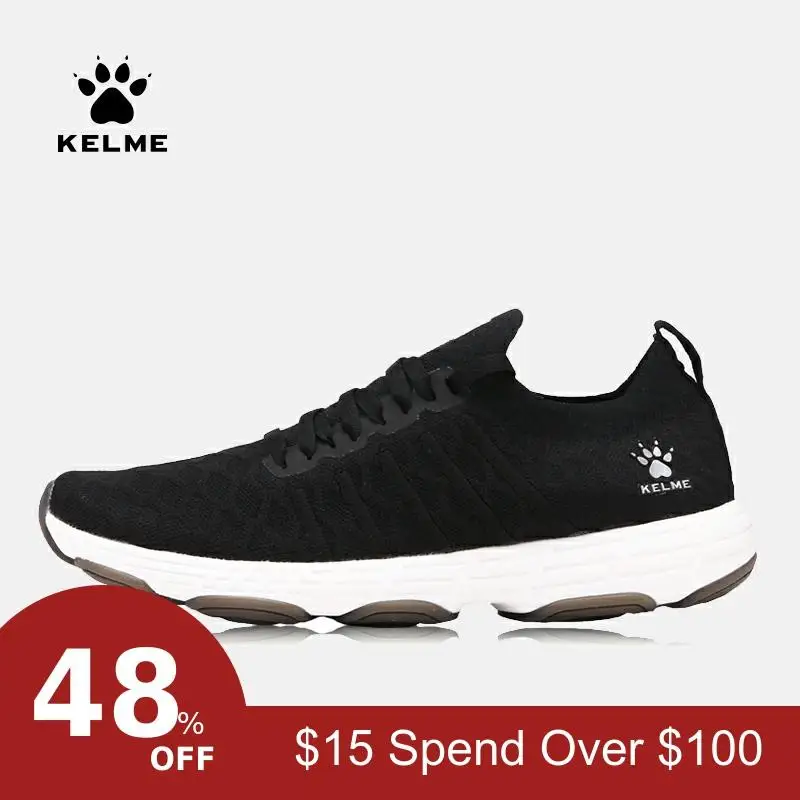 Kelme мужские спортивные кроссовки для бега, дышащие устойчивые кроссовки, Нескользящие удобные кроссовки 66831502