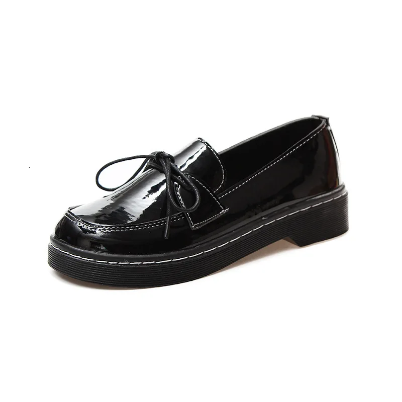 Туфли женские кожаные с перекрестной шнуровкой лоферы повседневная обувь для