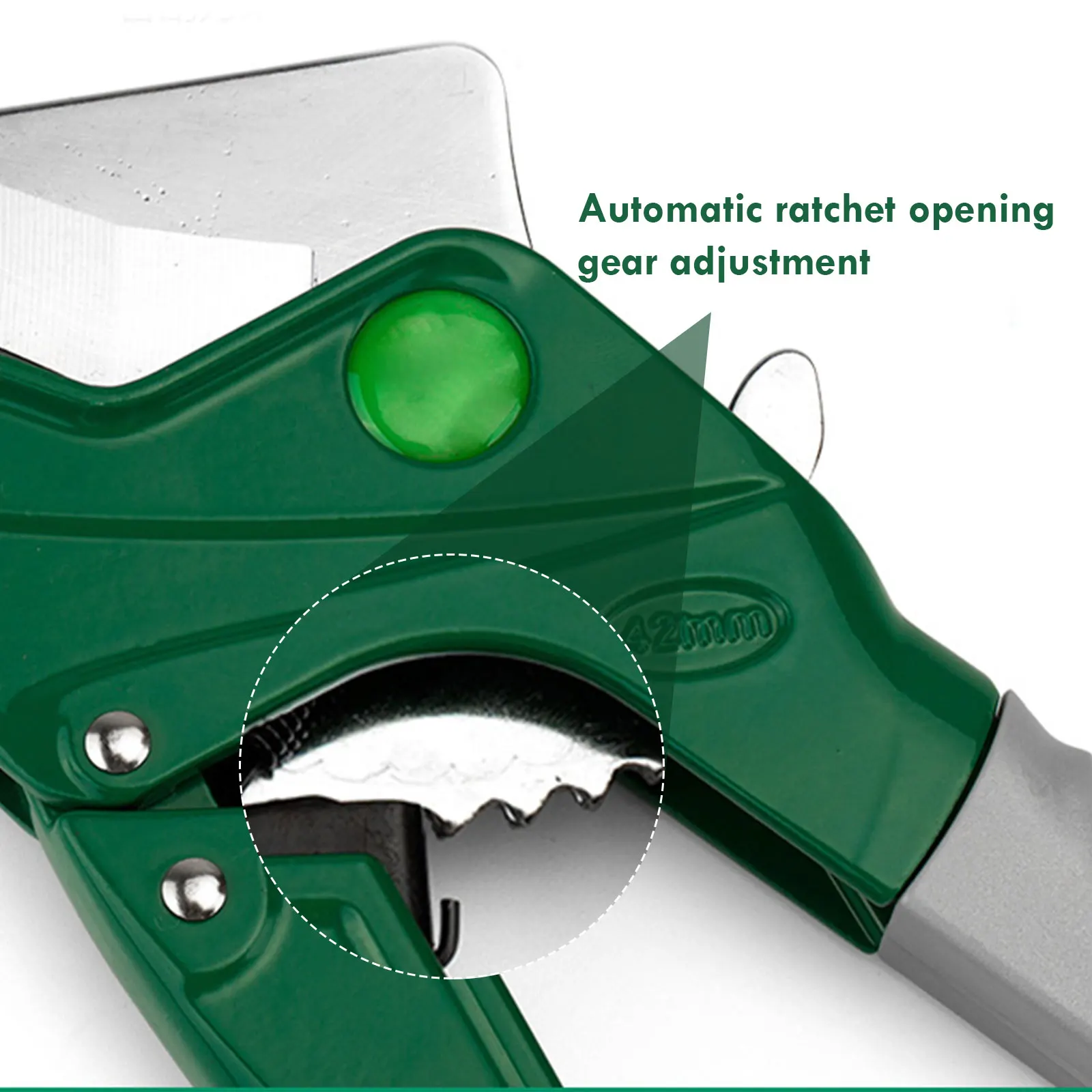 

Semi-automatic Plastic Pipe Cutter Aluminum Alloy Body 42mm PVC/PU/PP/PE Hose Water Tube Scissors Ratchet Multi Tools
