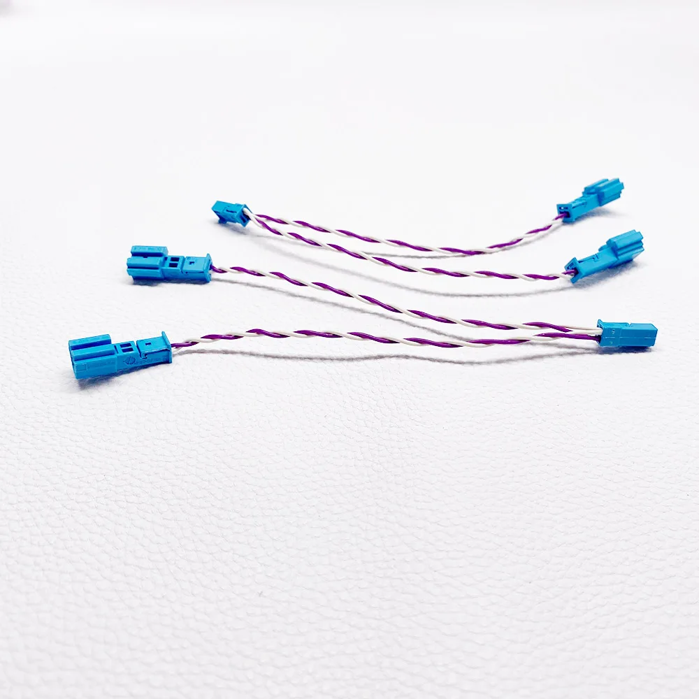 Автомобильный Динамик твитер сабвуфер сплиттер кабель адаптер стерео разъем