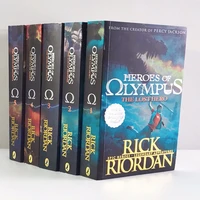 5 booksset second season percy jackson the olympians english original novel books childrens english picture book sets