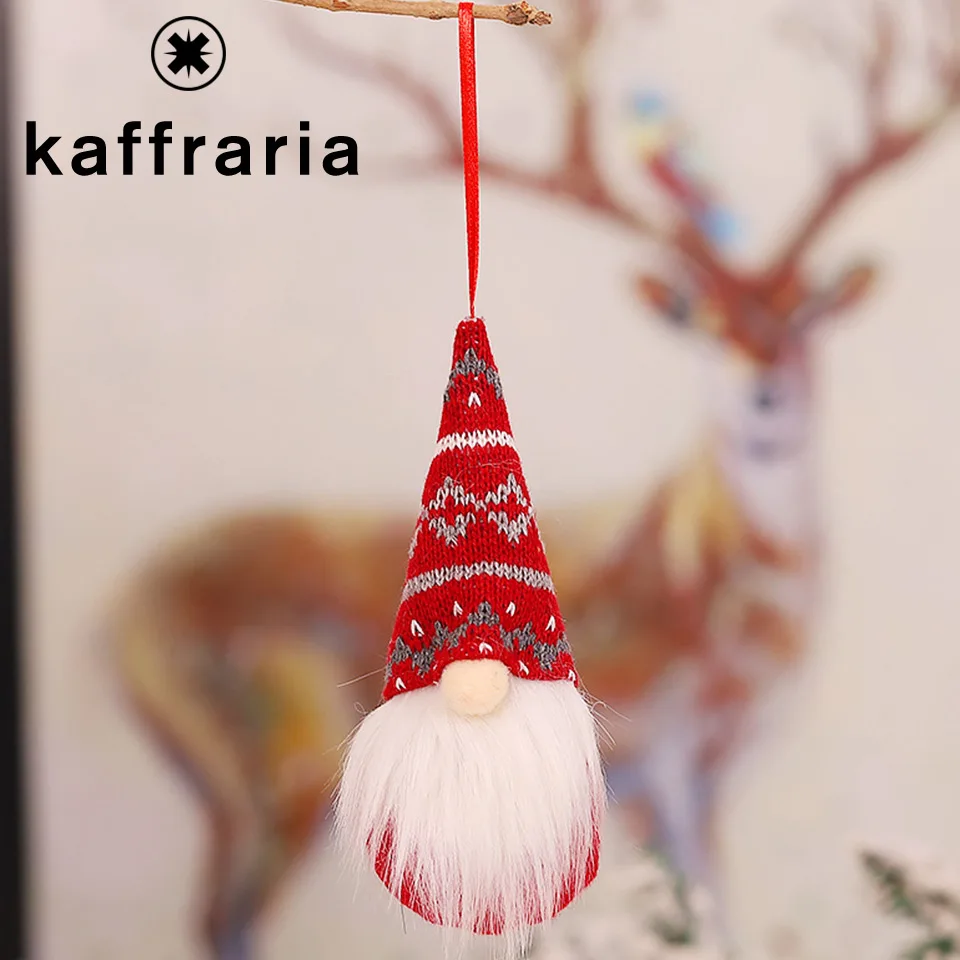 4 шт/комплект рождественские украшения Вязаная Шерсть кукла лесник очарование