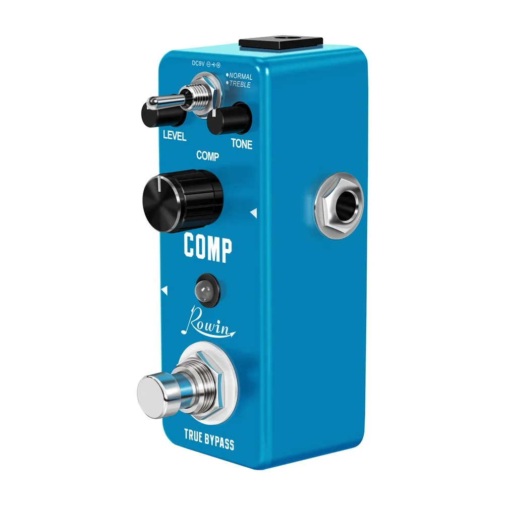 

Rowin LEF-333 Guitar Compressor Pedal Digital Comp Effect Pedal For Electric Guitar Classic Studio Grade Compressors
