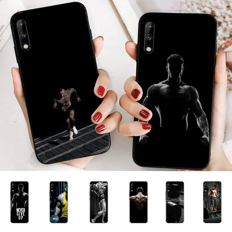 

Bodybuilding Men Fitness Gym Phone Case for redmi note10 9 8 pro 6A 4X 7 7A 8A smart 5Plus 4 5 7 8T cover coque