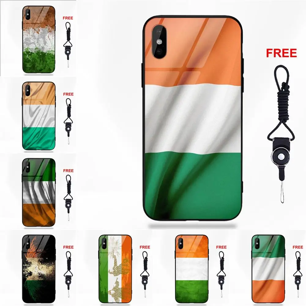 Republic Of Ireland Flag For Redmi 5 Note 5A 6 Galaxy S8 S9 Plus Huawei Honor 7X P20 Lite Mate 10 Pro Tempered Glass Cases | Мобильные