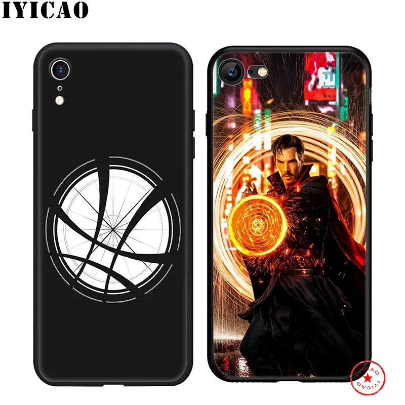 IYICAO Доктор Стрэндж Marvel мягкий чехол для телефона iPhone 11 Pro XR X XS Max 6 6S 7 8 Plus 5 5S SE