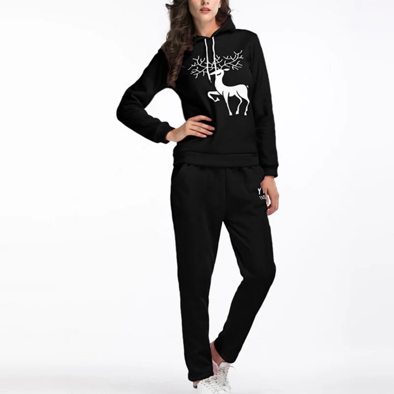 2019 теплый женский спортивный костюм с длинным рукавом полосатый комплект для