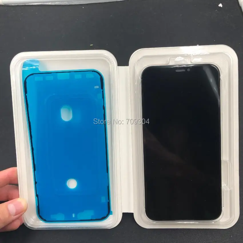DHL 10 шт./лот для iPhone XR ЖК-дисплей противотуманный для OEM сенсорный экран с дигитайзером запасные части для сборки черный
