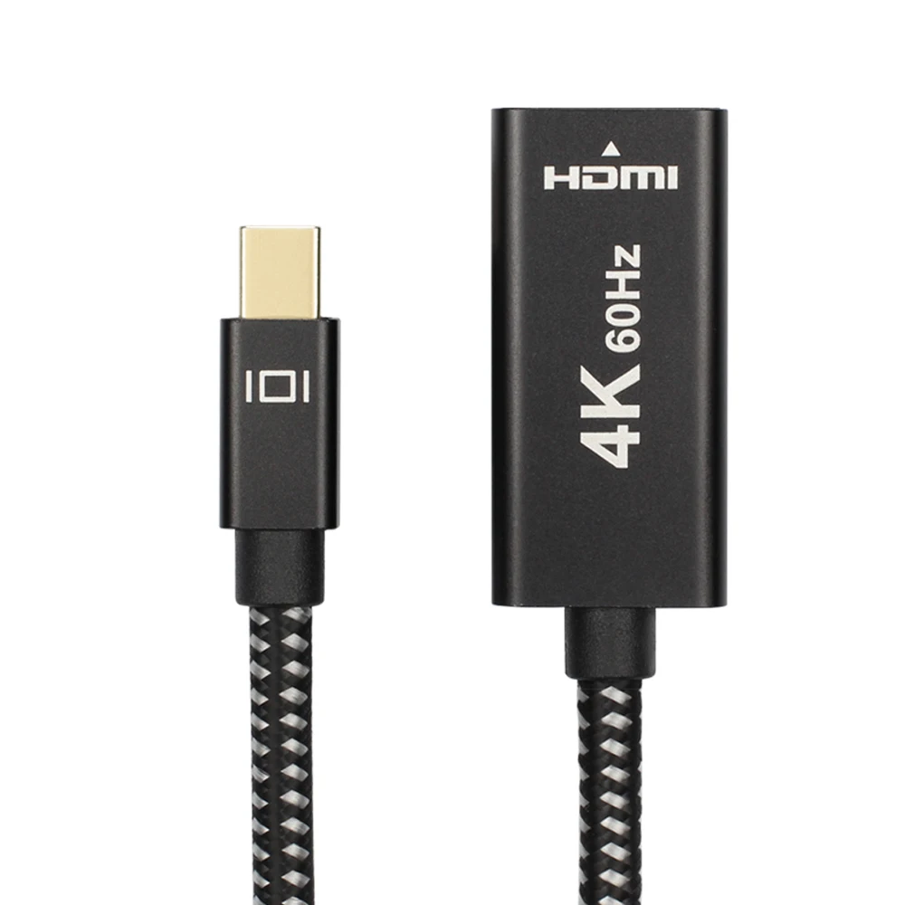 MOWU Mini DisplayPort в HDMI-совместимого адаптера 4K/60Гц конвертер Папа-мама кабель для Microsoft