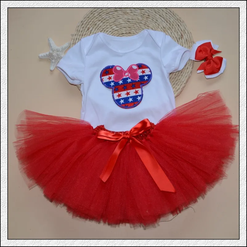 star Mickey 3 шт./компл. для маленьких девочек крона для балетной пачки платье для младенцев 1st День рождения»; комбинезон для девочек и мальчиков; Пышная юбка повязка на голову, фатиновое платье для малышей - Цвет: star Mickey