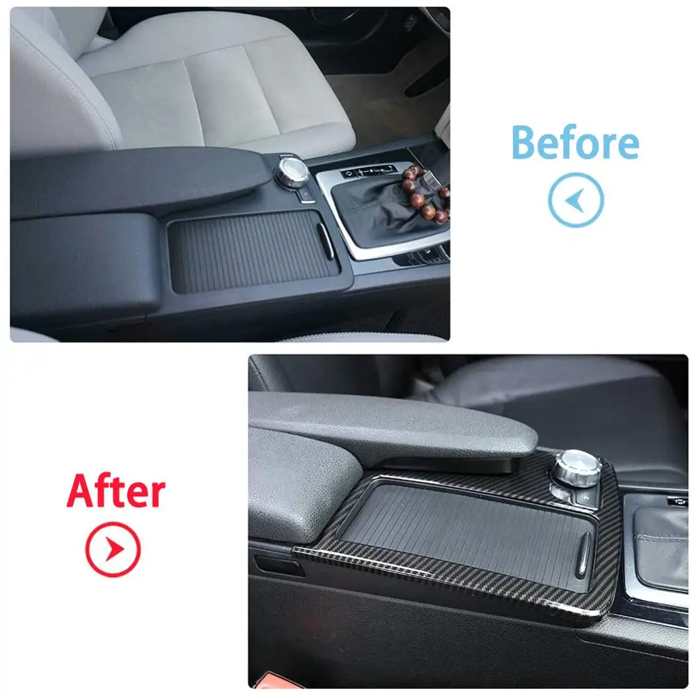 

For Mercedes Benz W204(2007-2013) W212(2010-2012) C Class E Class Auto Accessories Car Styling Multimedia Handrest Panel Covers