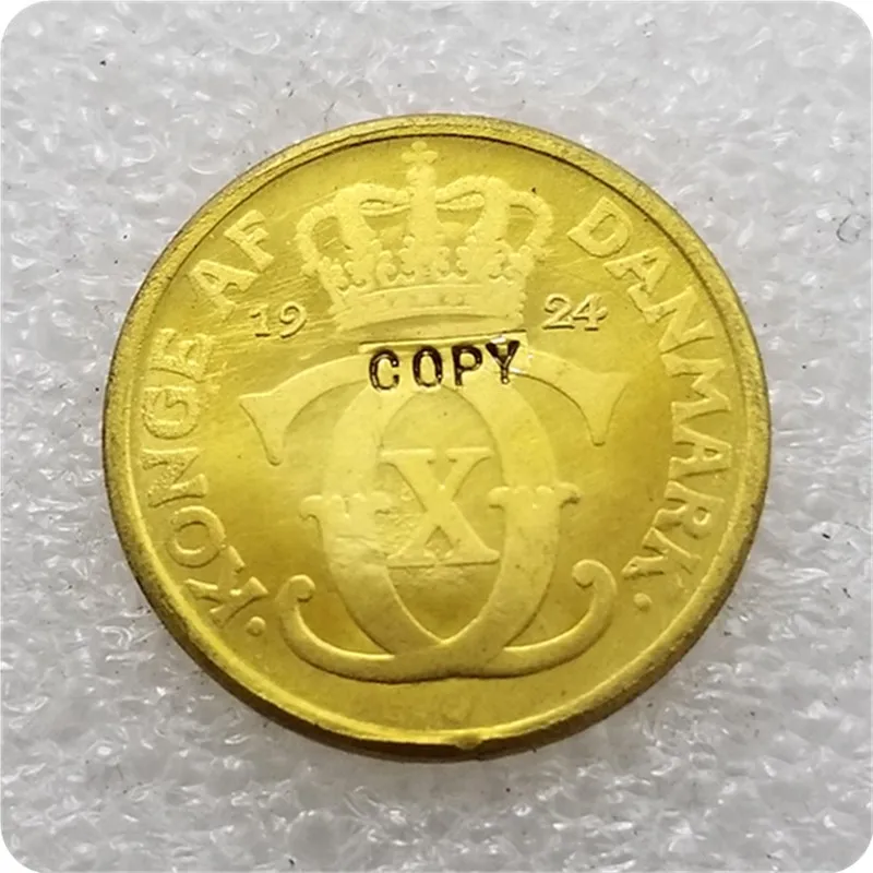 1924 Дания копия монеты KRONER 1|Безвалютные монеты| |