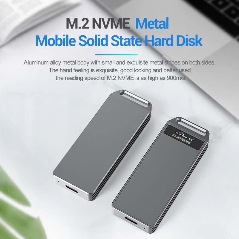 Корпус для SSD-накопителя M2 переходник M.2 к USB Type C 3 1 высокоскоростной 10 Гбит/с ТБ NVME