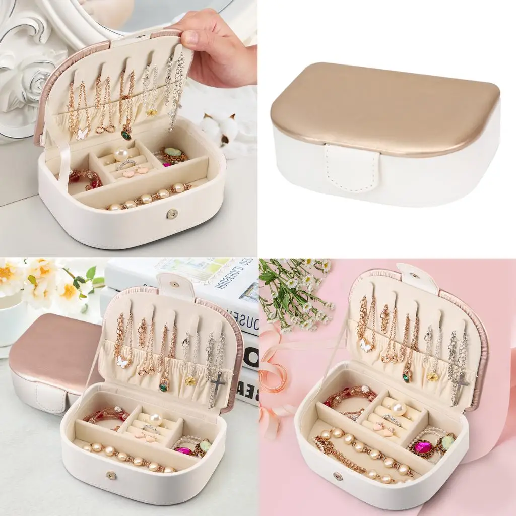 

PU Leather Jewelry Box Jewelry Box Jewelry Storage for Rings,