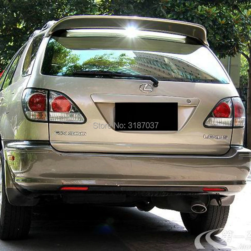 Спойлер для Lexus RX330 2004 2008 АБС пластик задний спойлер на крыло крышу багажник