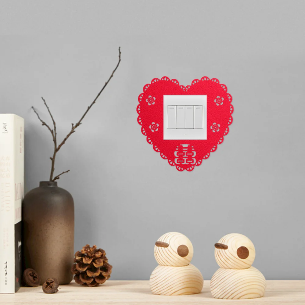 

20Pcs Light Switch Stickers Household Wall Decor Wedding Supplies Switch Cover