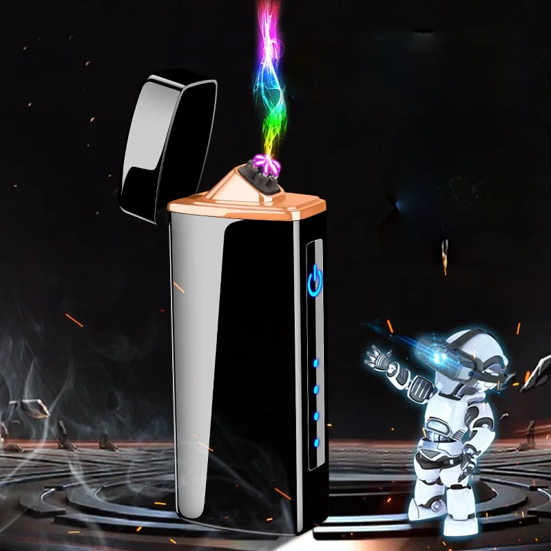 6-проводная дуговая зажигалка высококлассная USB перезаряжаемая Зажигалка для