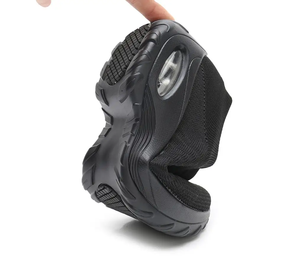 Women Breathable Dance Shoes Woman Flat Slip on Platform Tenis for Mesh Sock Sneakers zapatillas aire mujer 2020 New | Спорт и