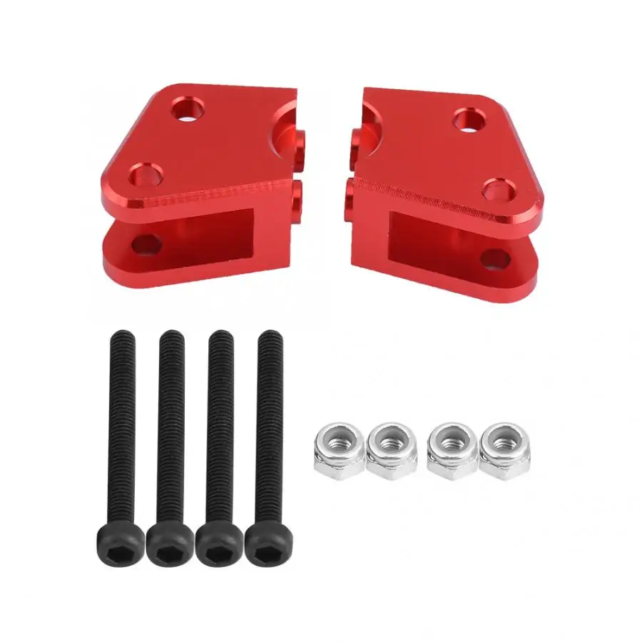 2шт Алюминиевый сплав тяговое сиденье для стержня с 4 шт. Винты/гайки RC