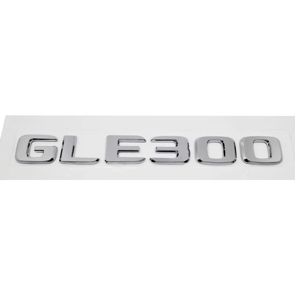 

Car Styling For Mercedes AMG GLE Class GLE63 GLE300 Rear Trunk Chrome Emblem Badge Stickers For W204 W203 W211 W210 W212 W205