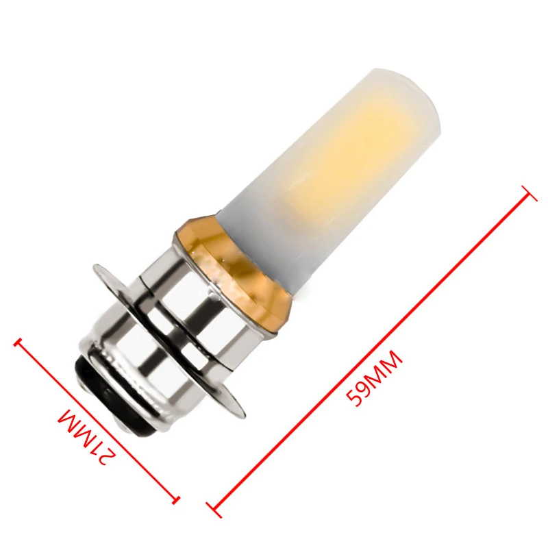1X H6 BA20D светодиодная COB лампа для мотоцикла H6M P15D PX15D электрическая велосипедная