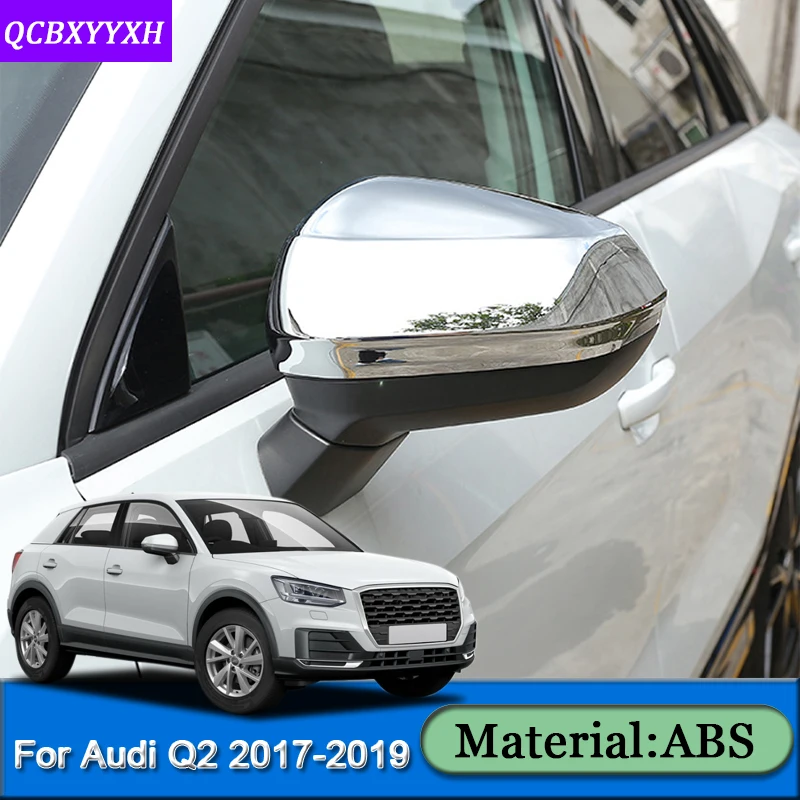 Стайлинг автомобиля 2 шт. для Audi Q2 2017-2019 ABS Авто чехол на зеркало заднего вида