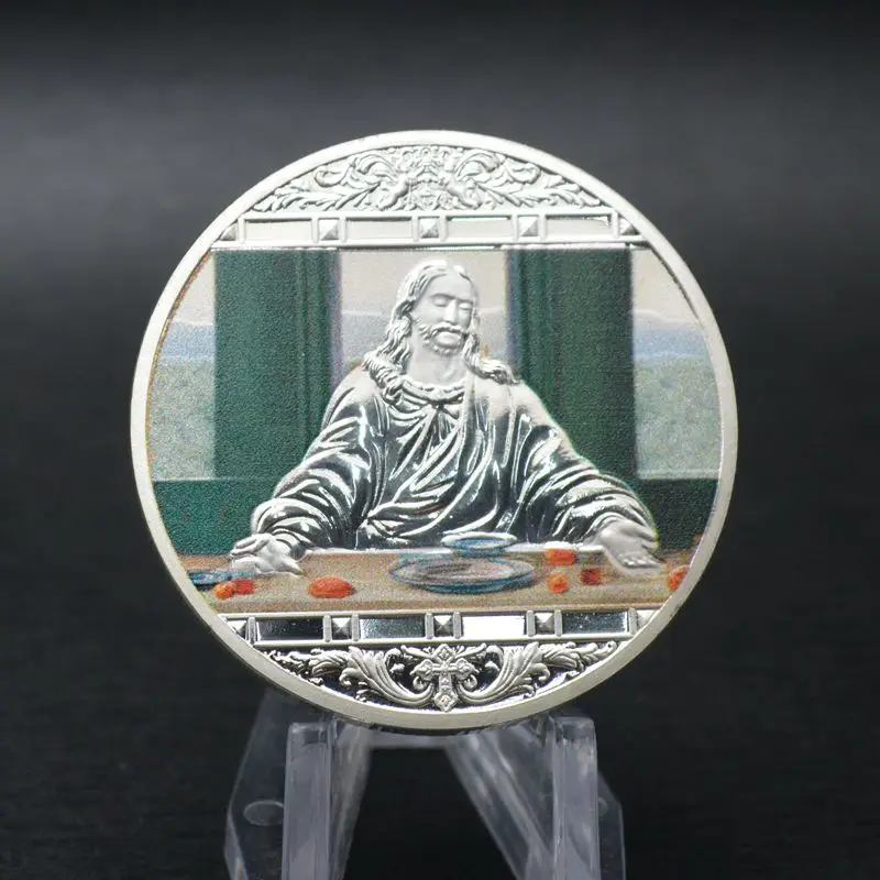 Новинка 2021 Религия Иисуса Христа Последний Ужин с бриллиантами Золотая