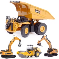 150 160 truck dump excavator wheel loader diecast metal model construction vehicle toys for boys birthday gift car collection