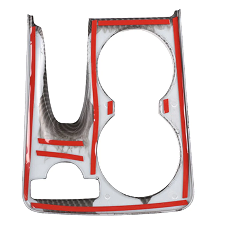 

Carbon Fiber Car Console Water Cup Holder Cover Trim for Mercedes Benz Glk X204 2008-2015