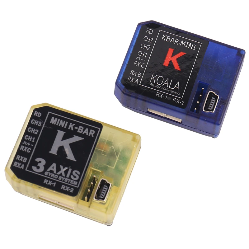 3 осевой гироскоп Kbar Gimbal Mini K bar желтый синий K8 Flybarless PK VBAR B8 для фотографий|Детали и
