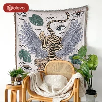 fantasy tiger blankets magic blanket winter bedspread on the bed tassel beds decorative double weighted sofa childrens throw