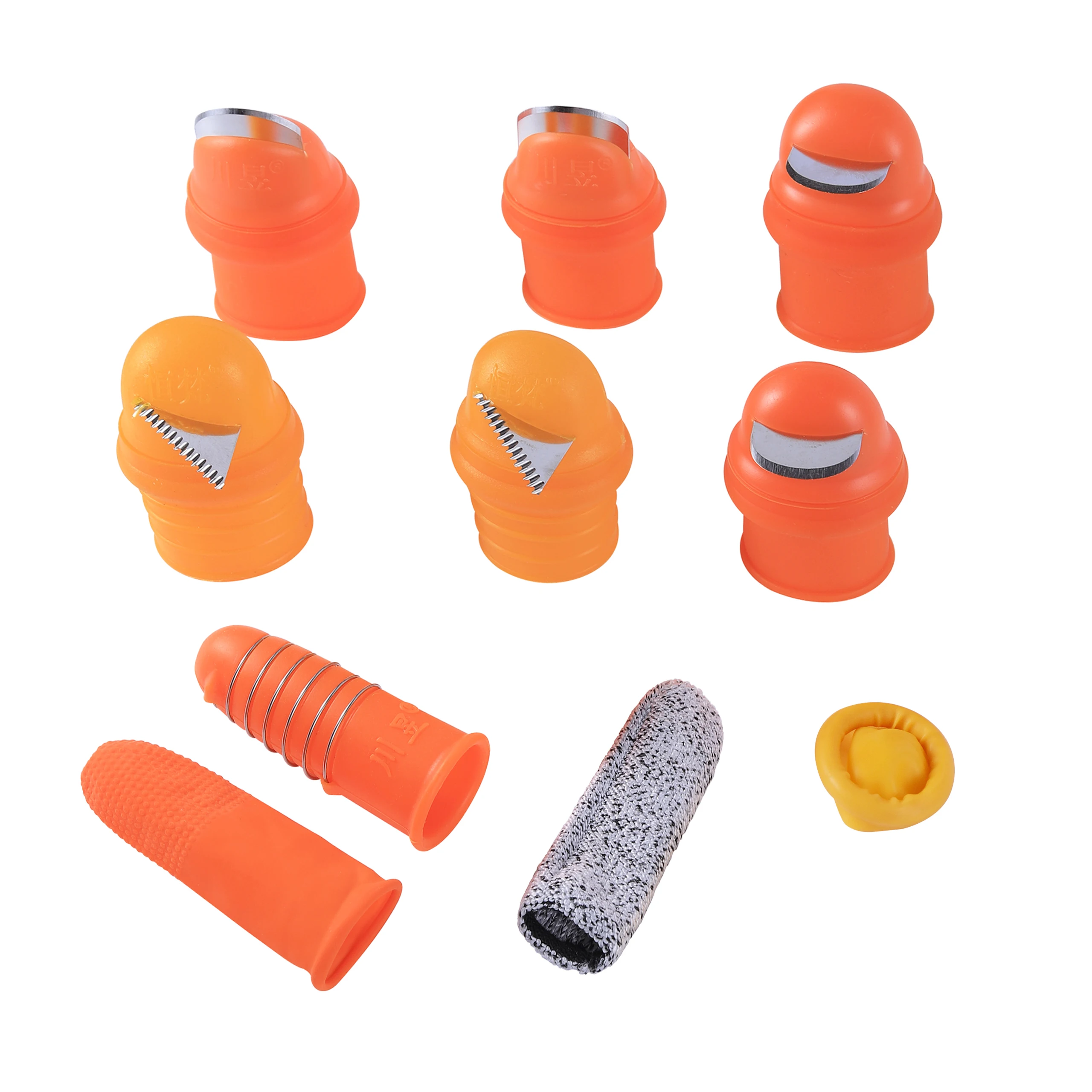 Садовая ферма пила для фруктов овощей нож подрезки пальцев силиконовые перчатки