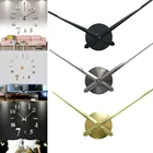 Набор настенных часов с кварцевым механизмом, бесшумные большие часы с механизмом сделай сам, запасные части и стрелки, настенные часы с механизмом, декор для стен, 1 комплект
