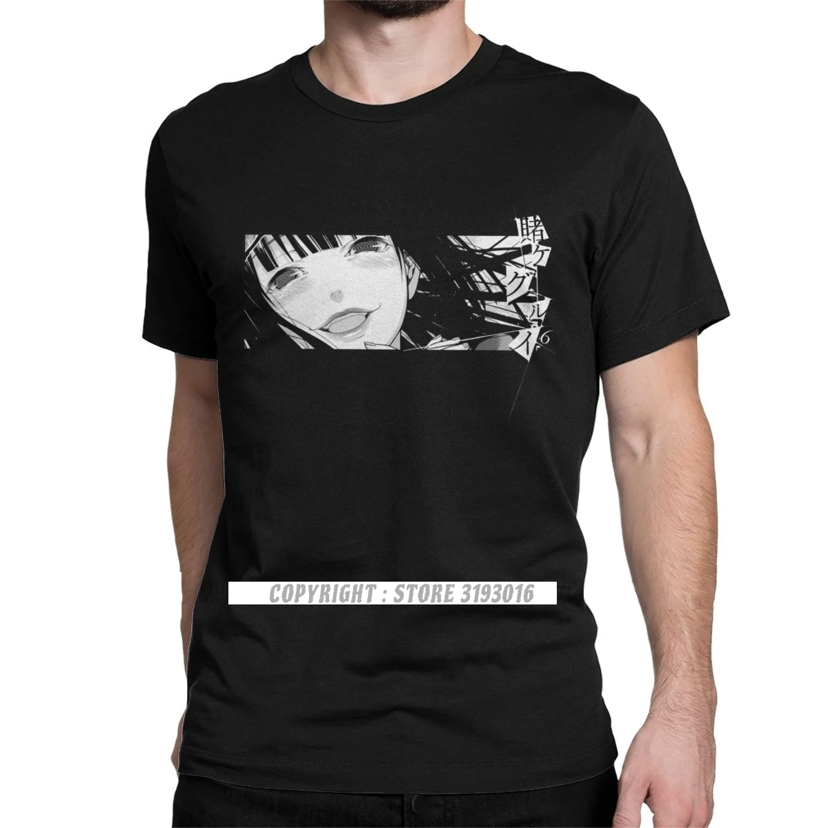 

Kakegurui Yumeko Jabami Men's 3D Tshirts Anime Manga Momobami Gambling Saotome Kirari Poker Tee Shirt Custom Camisas