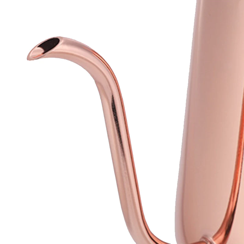 С золотым покрытием и с белым залить Кофе чайник гусиная шея носик|Кофейники| |