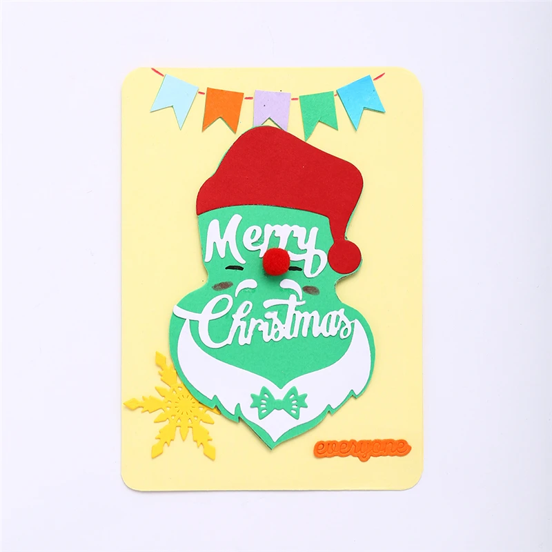 

YaMinSanNiO Christmas Santa Claus Metal Cutting Dies For Card Making Scrapbooking Embossing Album Cuts Stencil Crafts Dies New