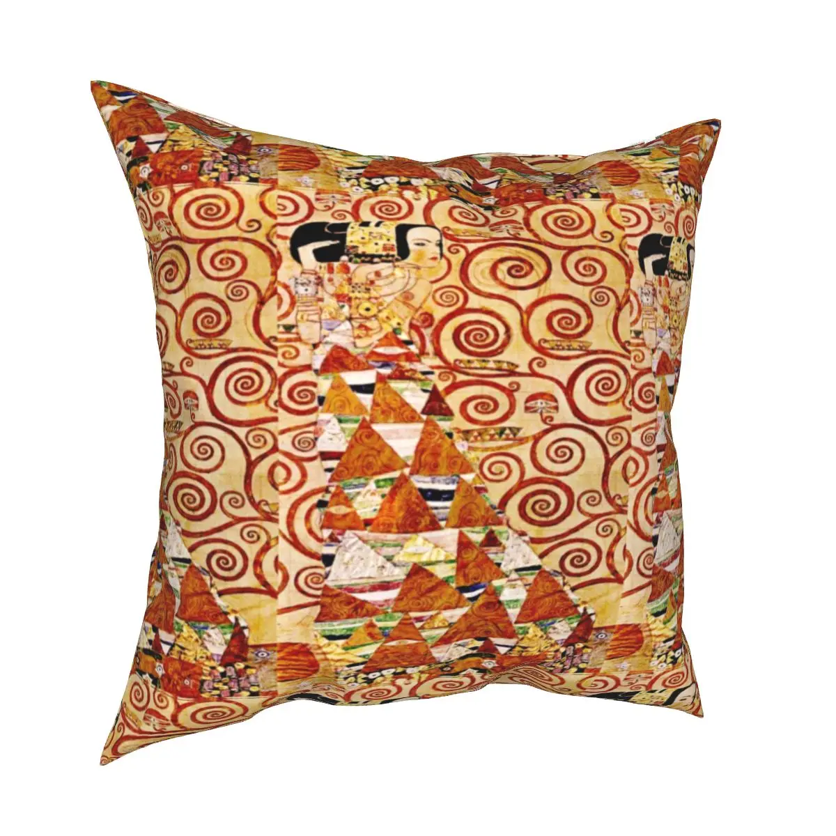 

The Tree Of Life By Gustav Klimt Pillow Cases Expectation Art Nouveau Symbolism Cushion Cover Decor Pillowcase for Home 45*45cm