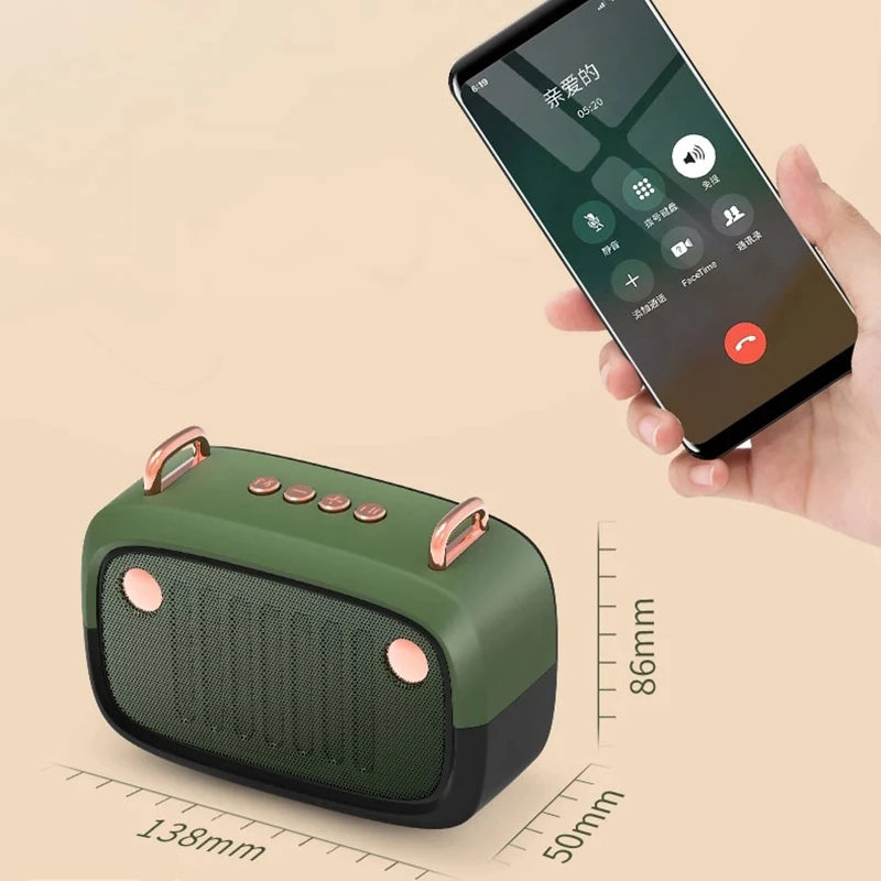 

Portable Wireless Speaker Cartoon Subwoofer Outdoor Speaker Support TF Card/U Disk/FM Wireless Subwoofer