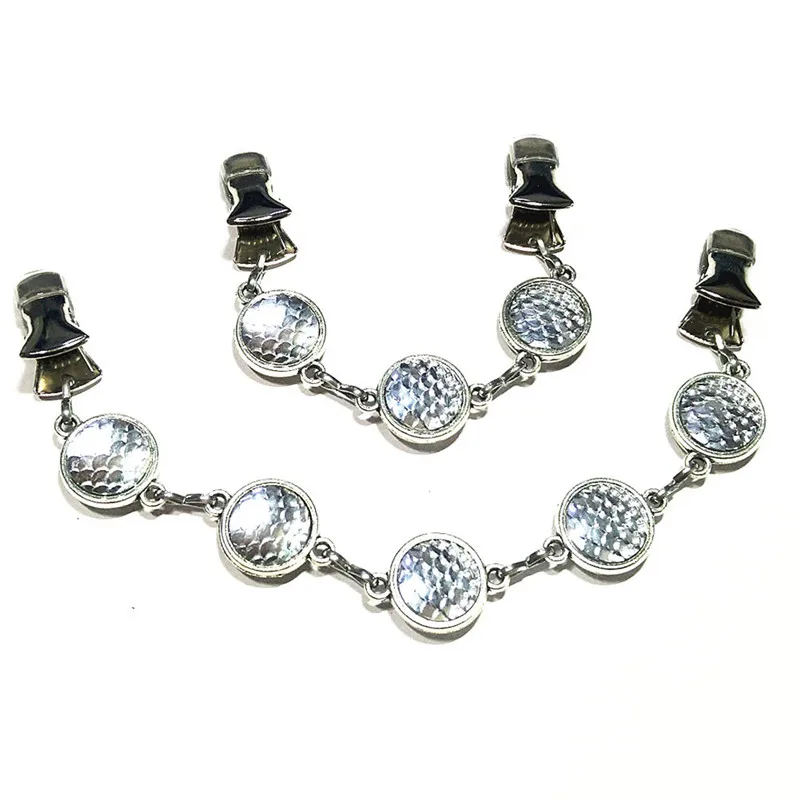 2 шт./лот зажимы в виде рыбьей чешуи для кардиганов защита свитеров женские Платья