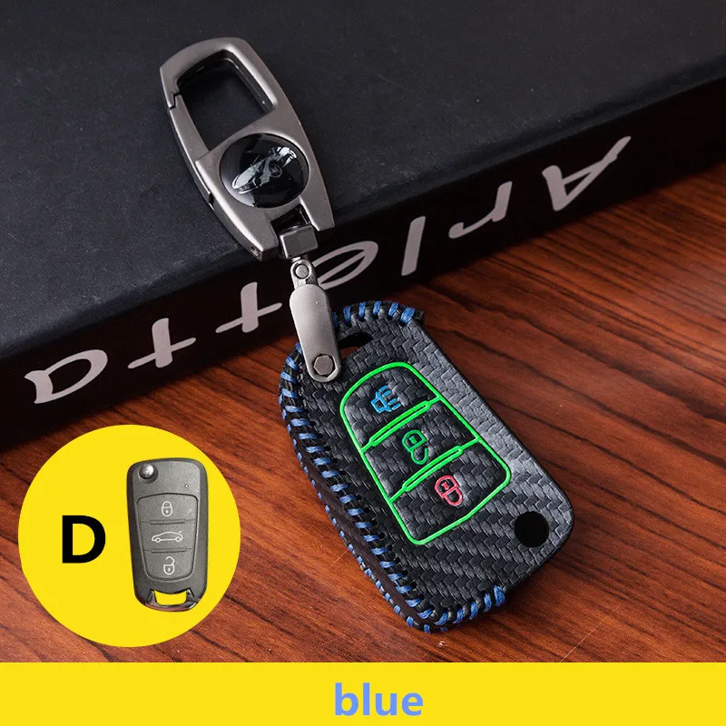 Luminous Leather car key case cover For Haval Great Wall Wingle HAVAL H5 H6 keychain accessories Car Remote Key Case | Автомобили и