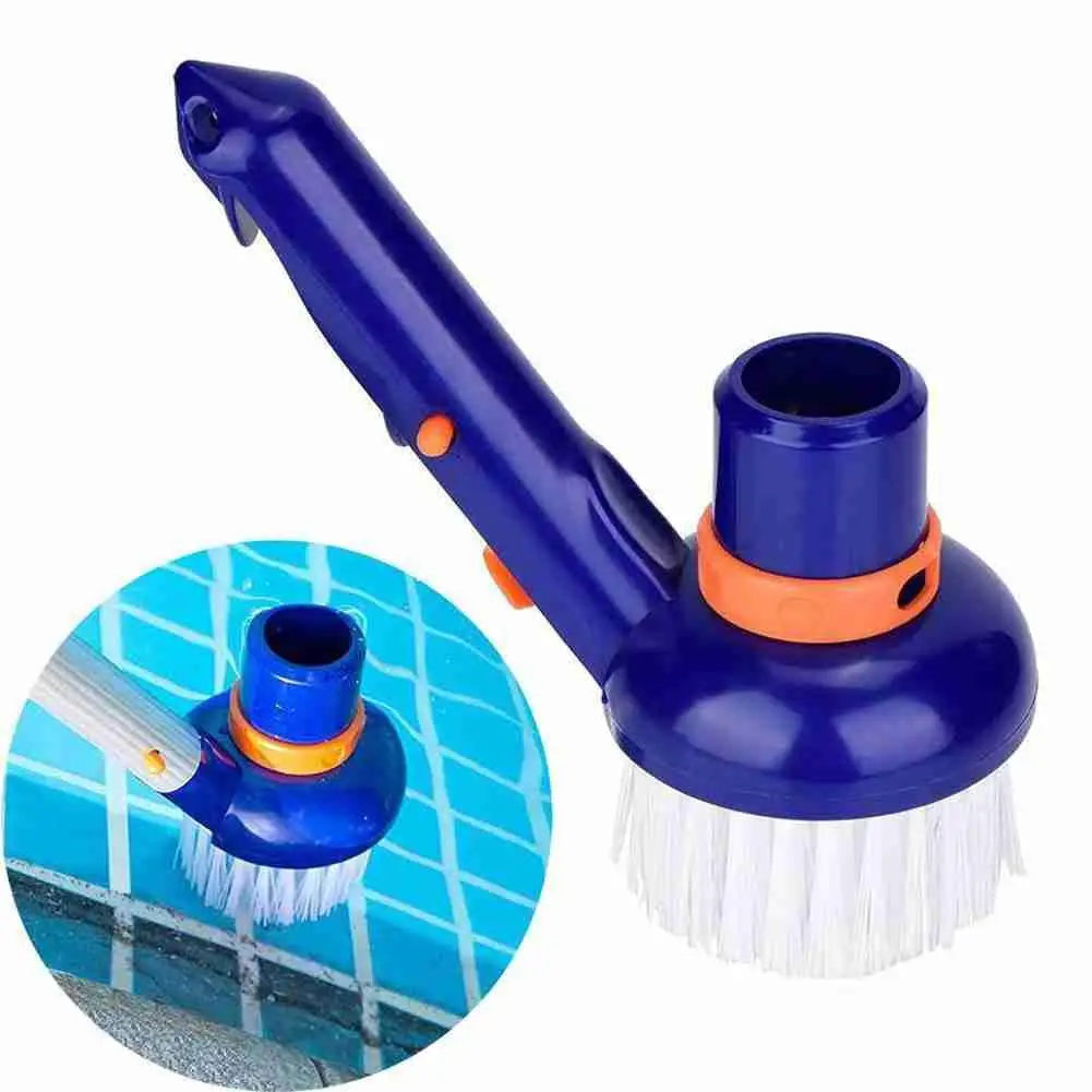 

1pcs Swimming Pool Brush With Handle Sturdy And Durable Ladders Pool Tools Step Cleaning Clean Household Brushes Corner Out U0E4